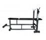Body Maxx Multi 4 in 1 Bench Press (Incline Decline Flat Abs) With 1 Kg x 2 Pvc Dumbells 